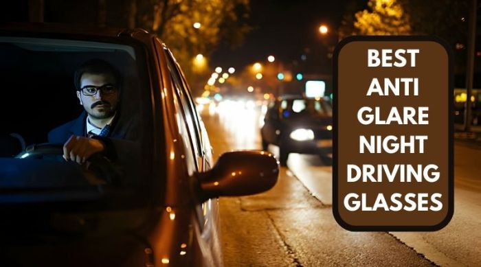 Anti-glare screens for night driving