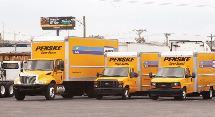 Truck rental companies with 24/7 pickup in US